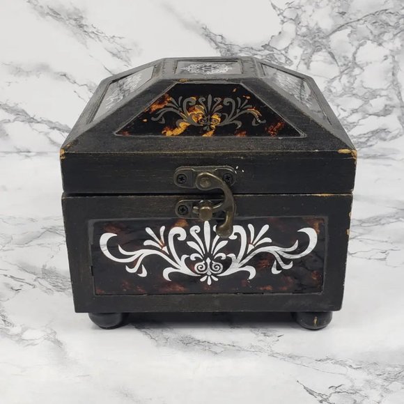 Home Interiors Clock Box Vintage - Picture 2 of 10